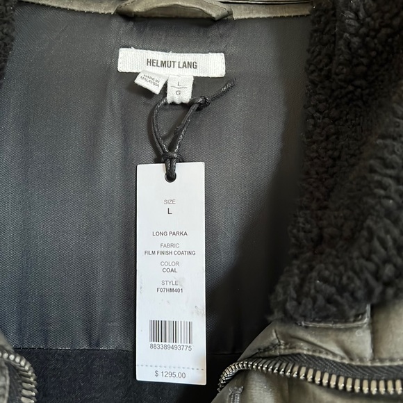 Helmut Lang Long Parka Size L - Picture 2 of 6
